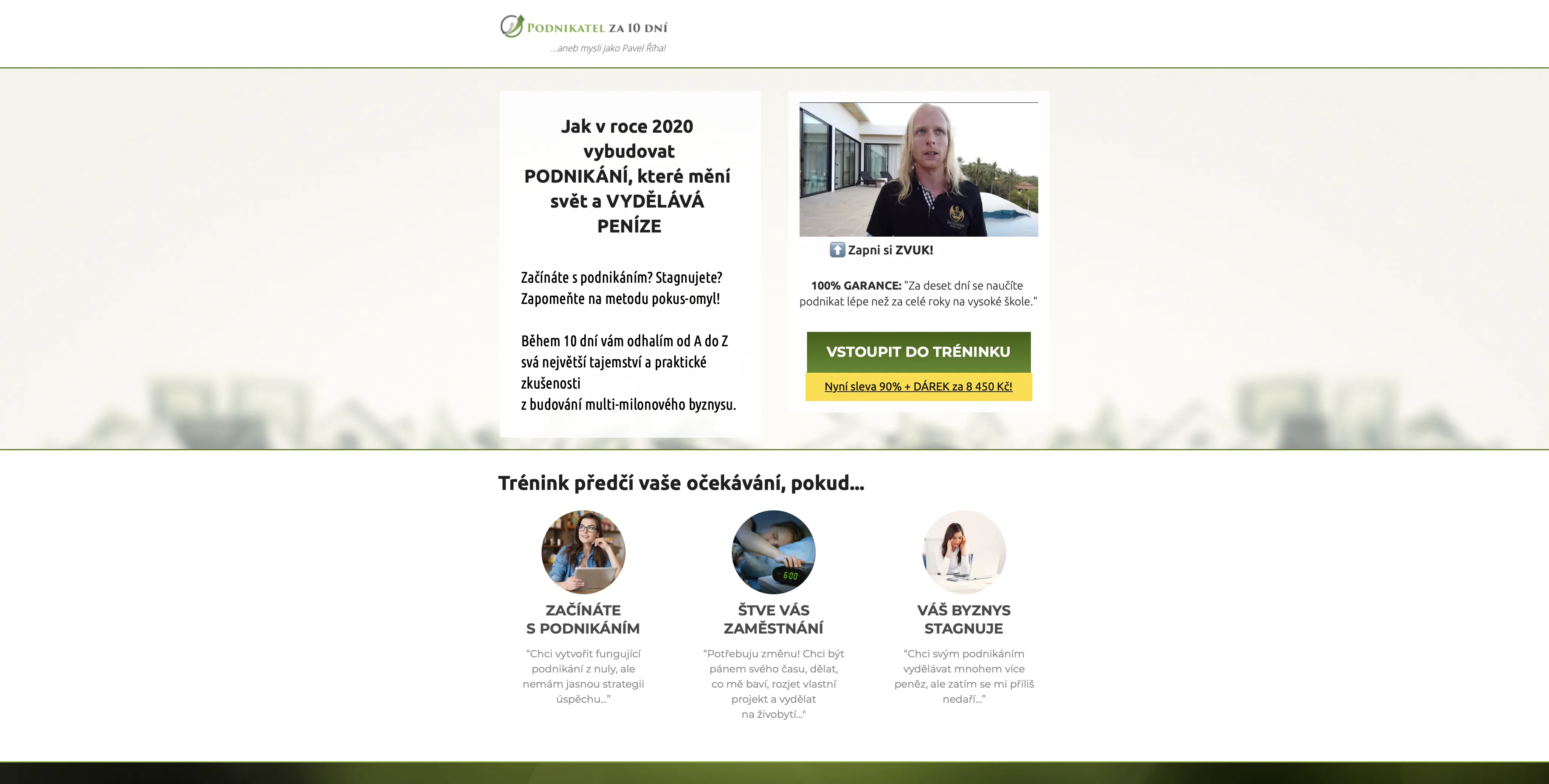 Podnikatel za 10 dní – Pavel Říha